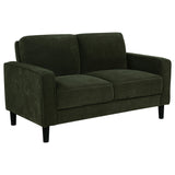 Ruth Upholstered Track Arm Sofa Set