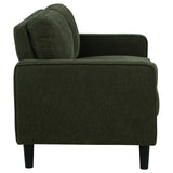 Ruth Upholstered Track Arm Loveseat