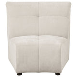 Charlotte Upholstered Modular Sectional Sofa Ivory