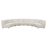 Charlotte Upholstered Modular Sectional Sofa Ivory