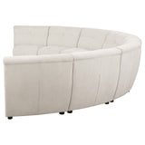 Charlotte Upholstered Modular Sectional Sofa Ivory