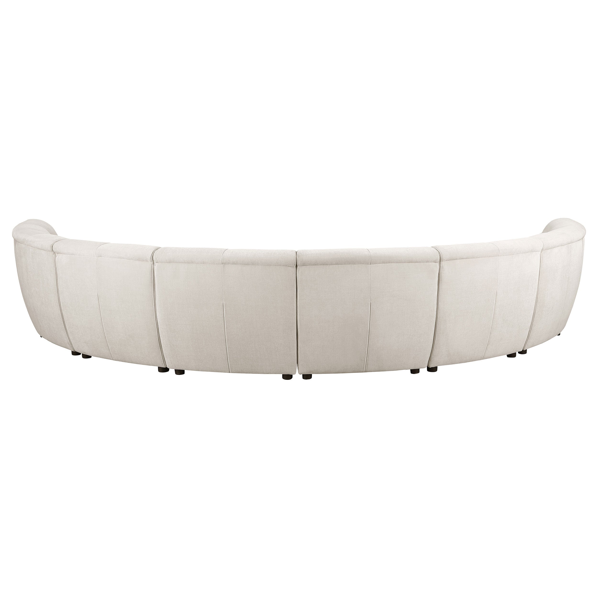 Charlotte Upholstered Modular Sectional Sofa Ivory