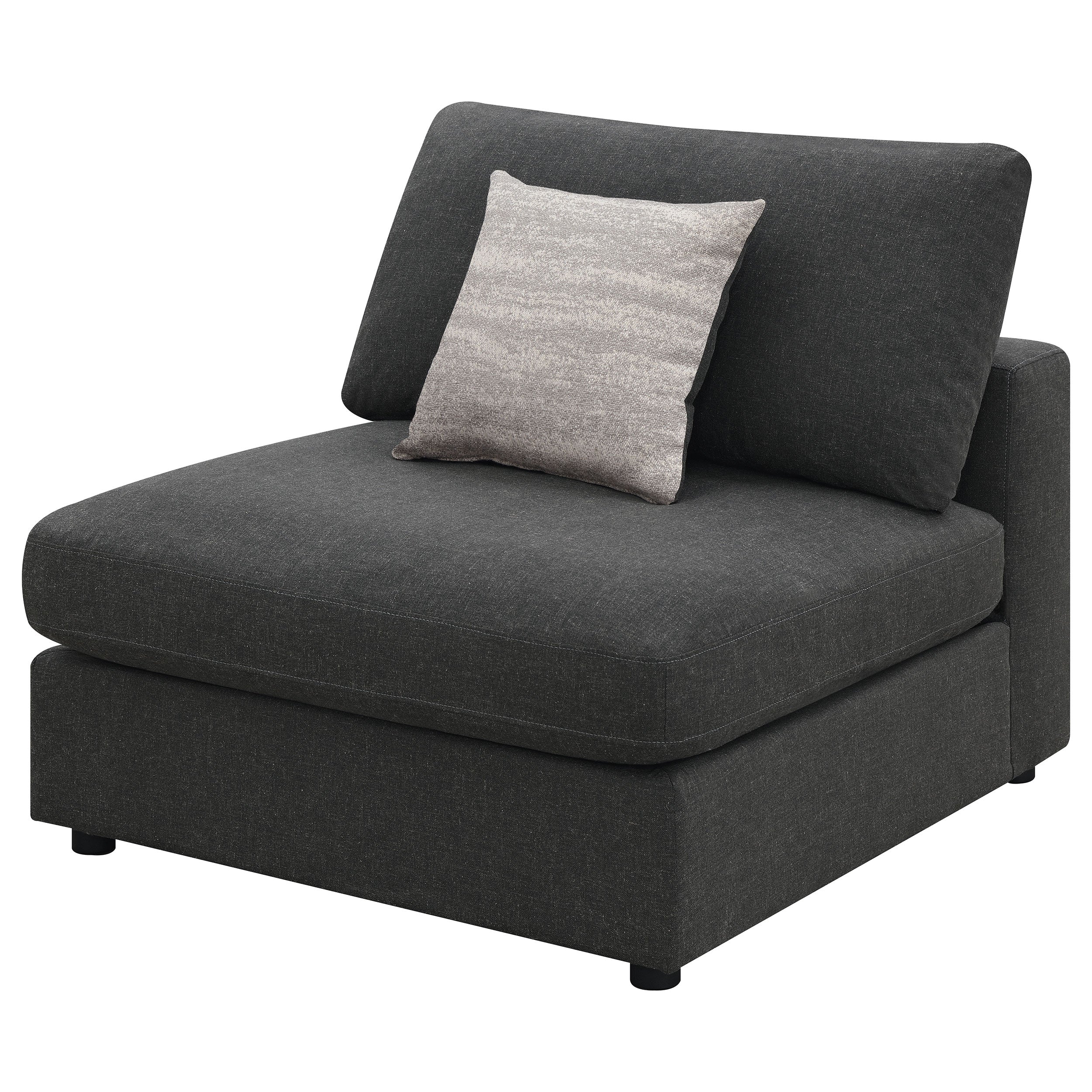 Serene Upholstered Armless Chair
