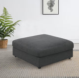 Serene Square Upholstered Ottoman