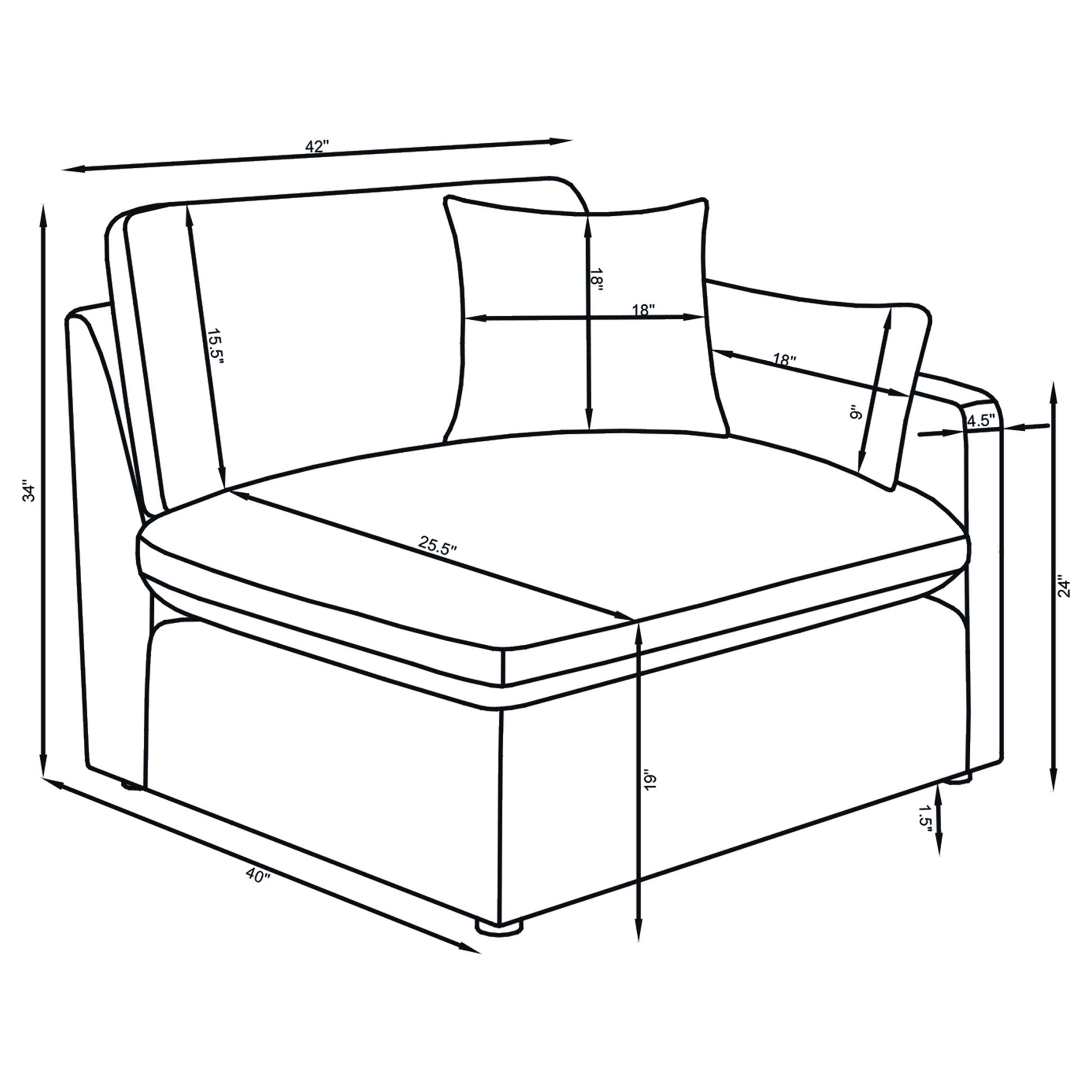 Hobson Upholstered Modular Sectional Sofa