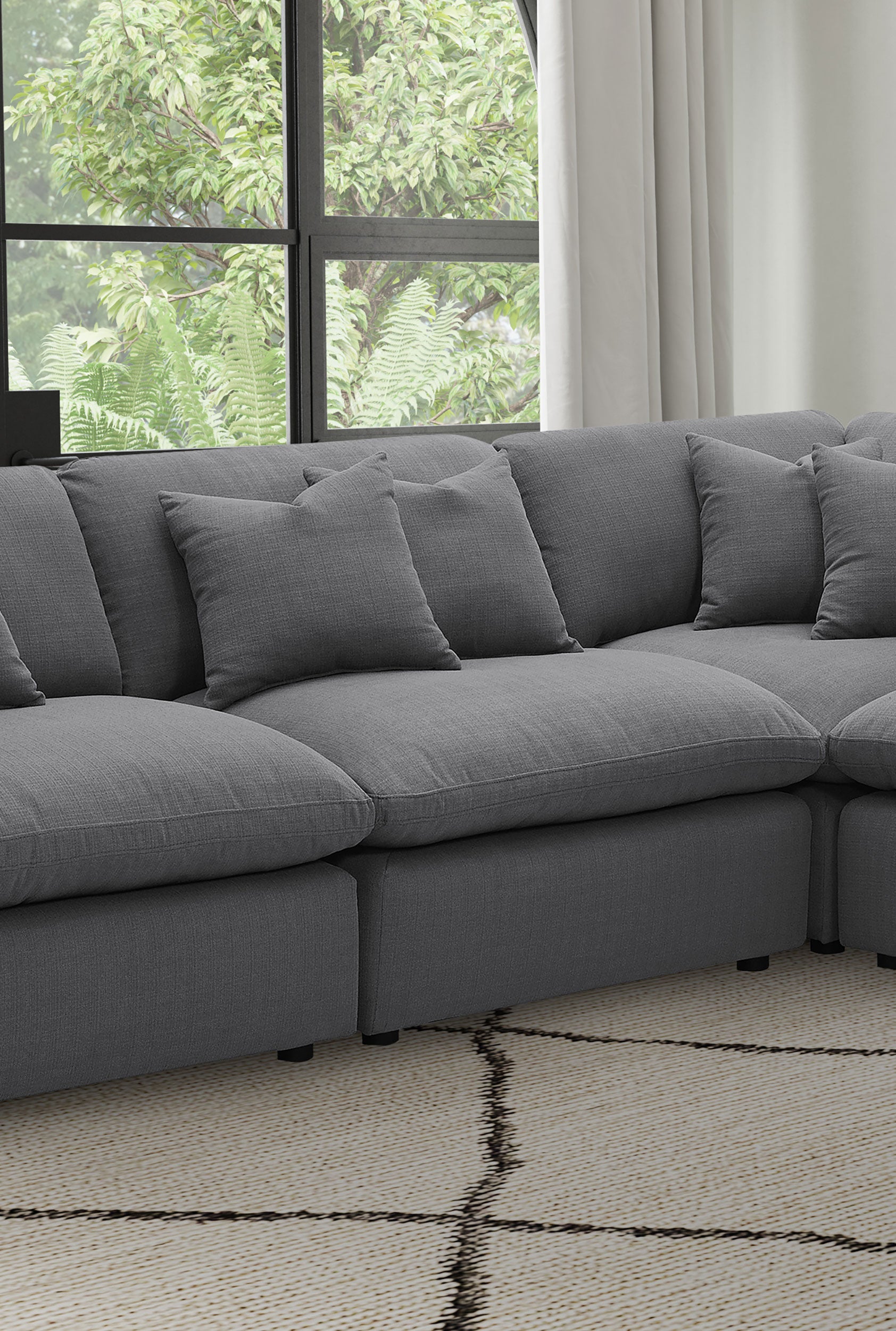 Hobson Upholstered Armless Chair