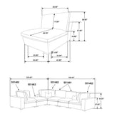 Lakeview Upholstered Modular Sectional Sofa