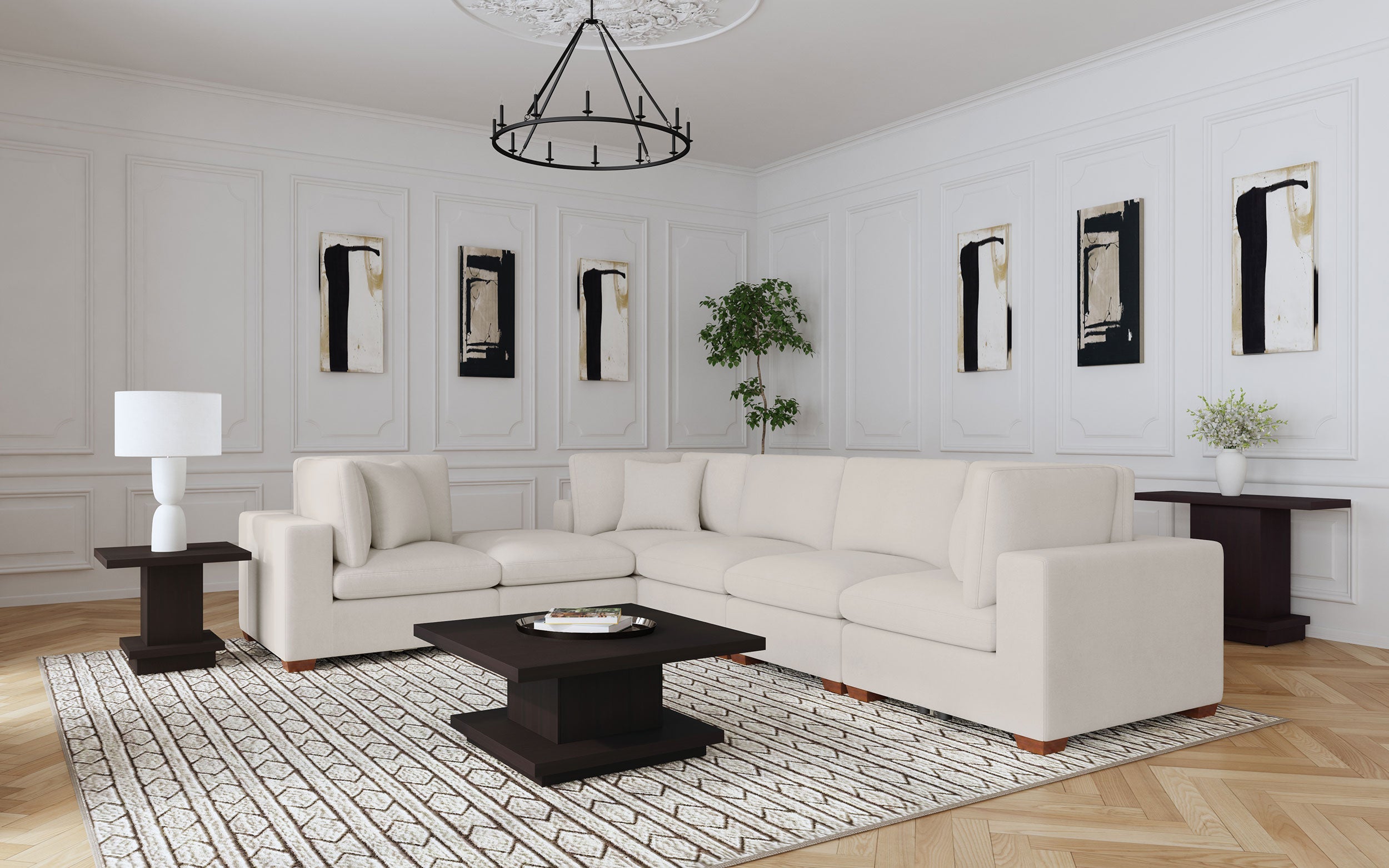 Lakeview Upholstered Armless Chair