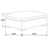 Lakeview Rectangular Upholstered Ottoman