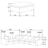 Lakeview Rectangular Upholstered Ottoman