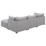 Cambria Upholstered Modular Sectional Sofa Grey