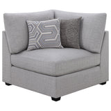 Cambria Upholstered Modular Sectional Sofa Grey