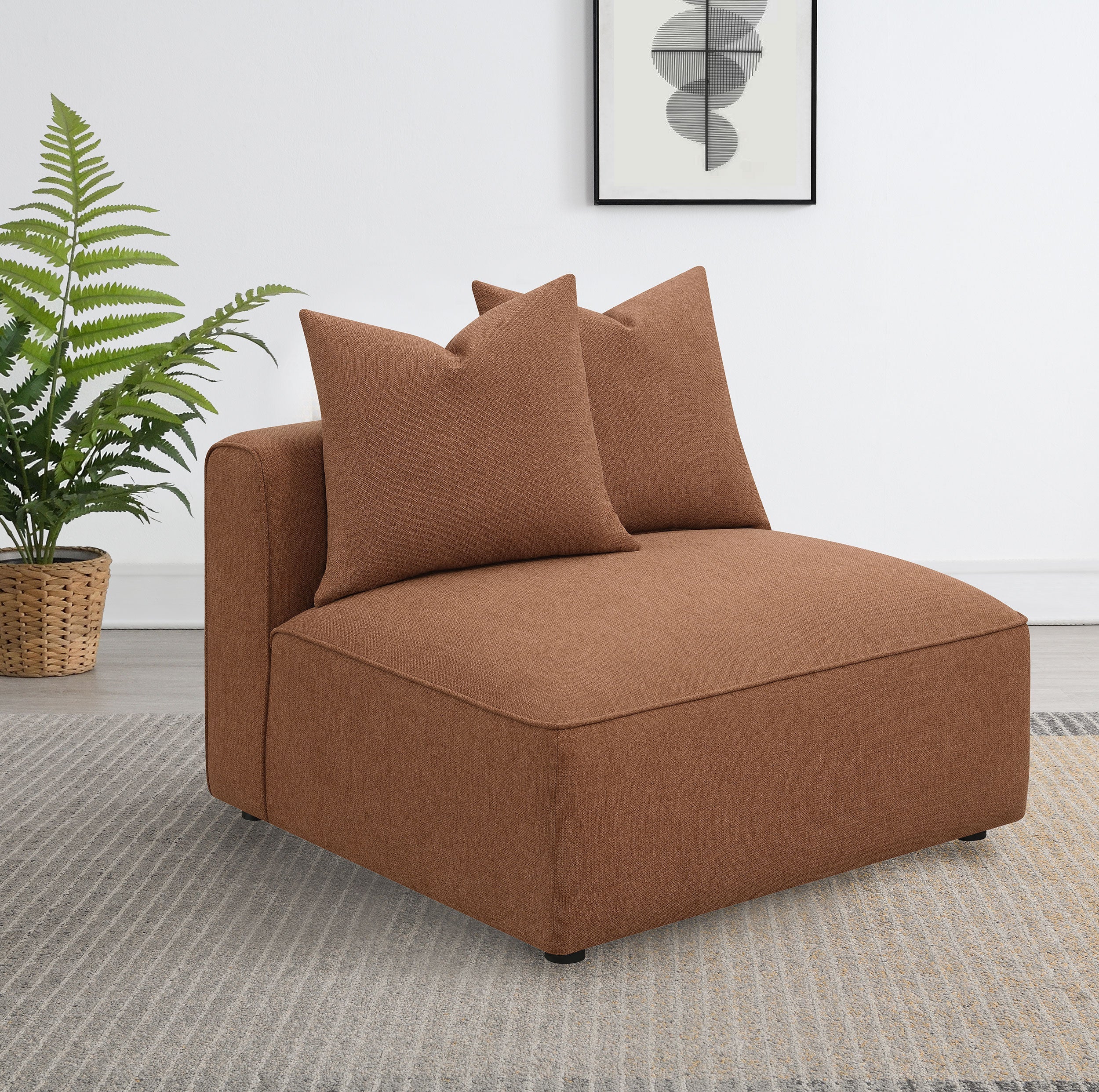 Jennifer Upholstered Armless Chair