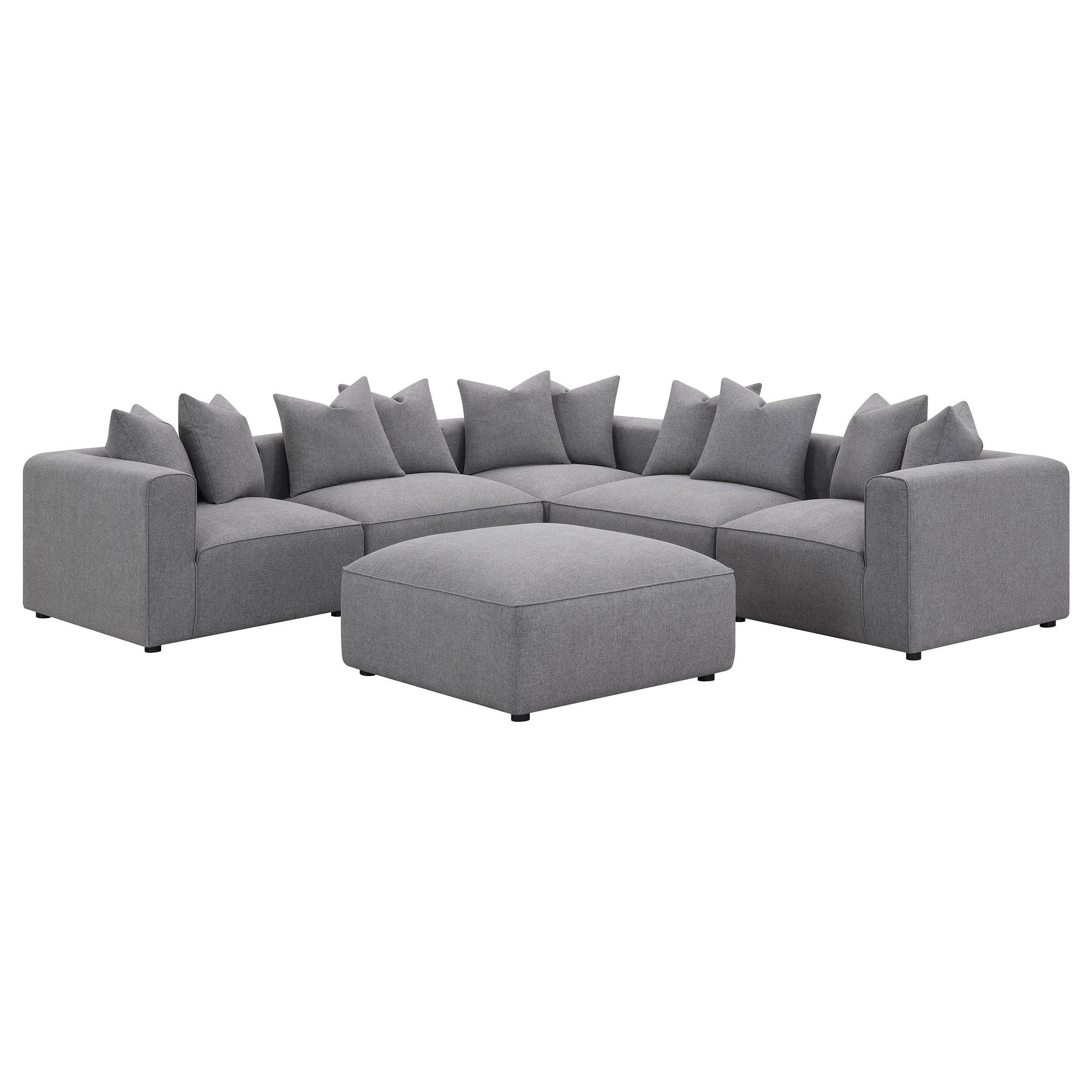 Jennifer Square Upholstered Ottoman