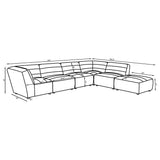 Sunny Upholstered Modular Sectional Sofa