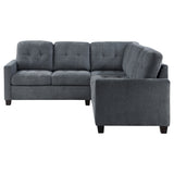 Georgina Upholstered Modular Sectional Steel