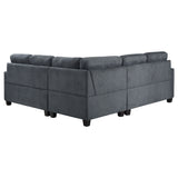 Georgina Upholstered Modular Sectional Steel