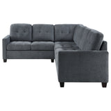 Georgina Upholstered Modular Sectional Steel