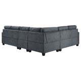 Georgina Upholstered Modular Sectional Steel