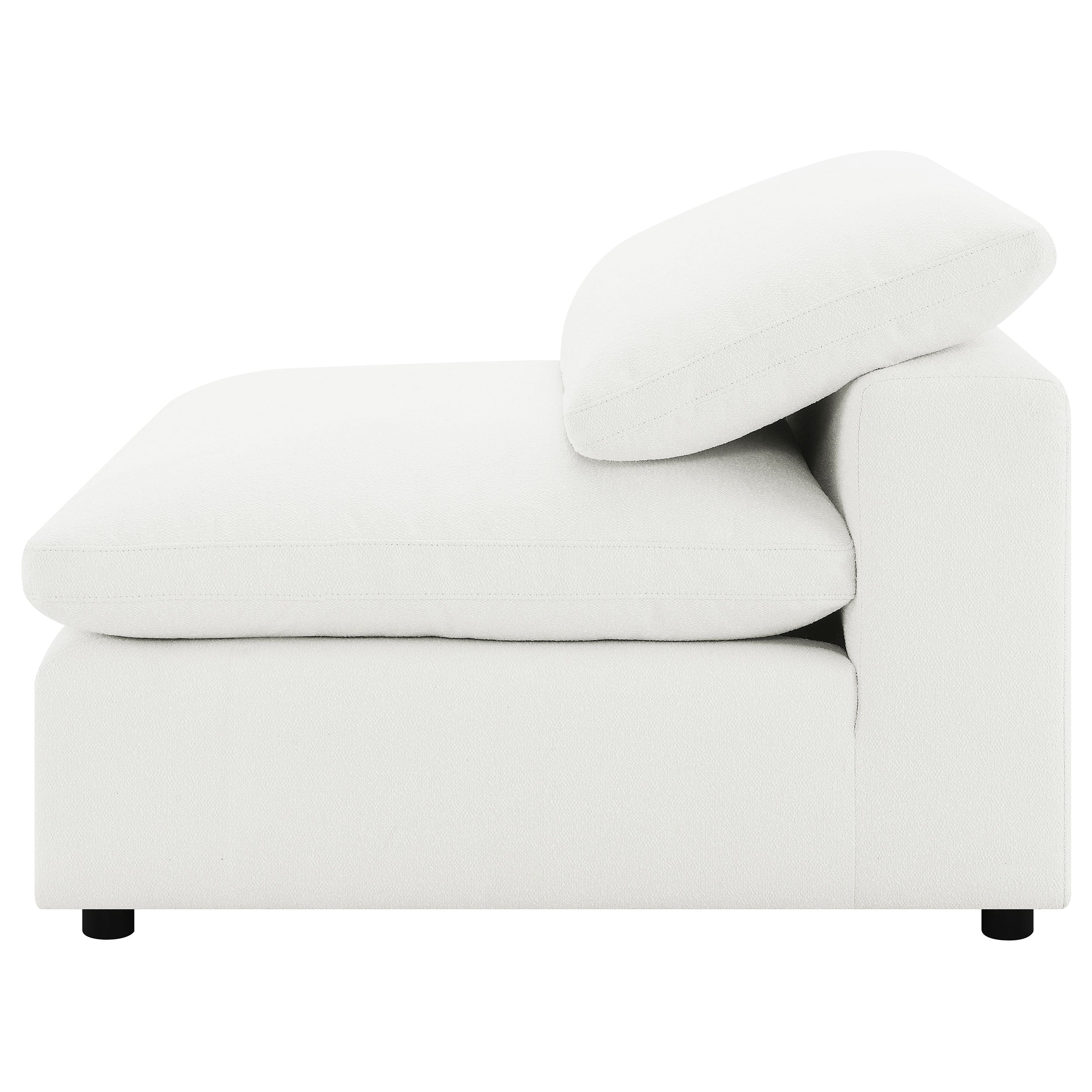 Raleigh Boucle Upholstered Armless Chair