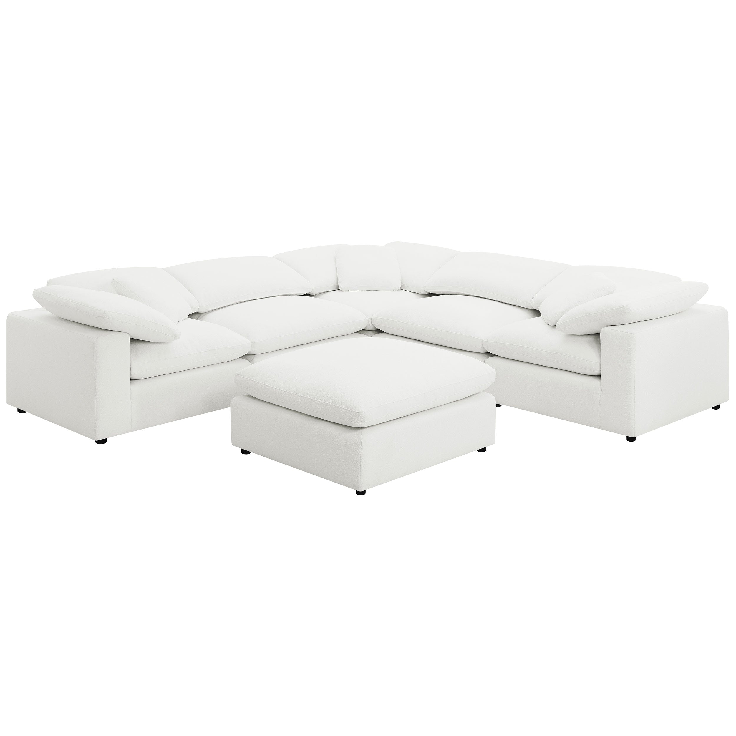 Raleigh Boucle Upholstered Armless Chair
