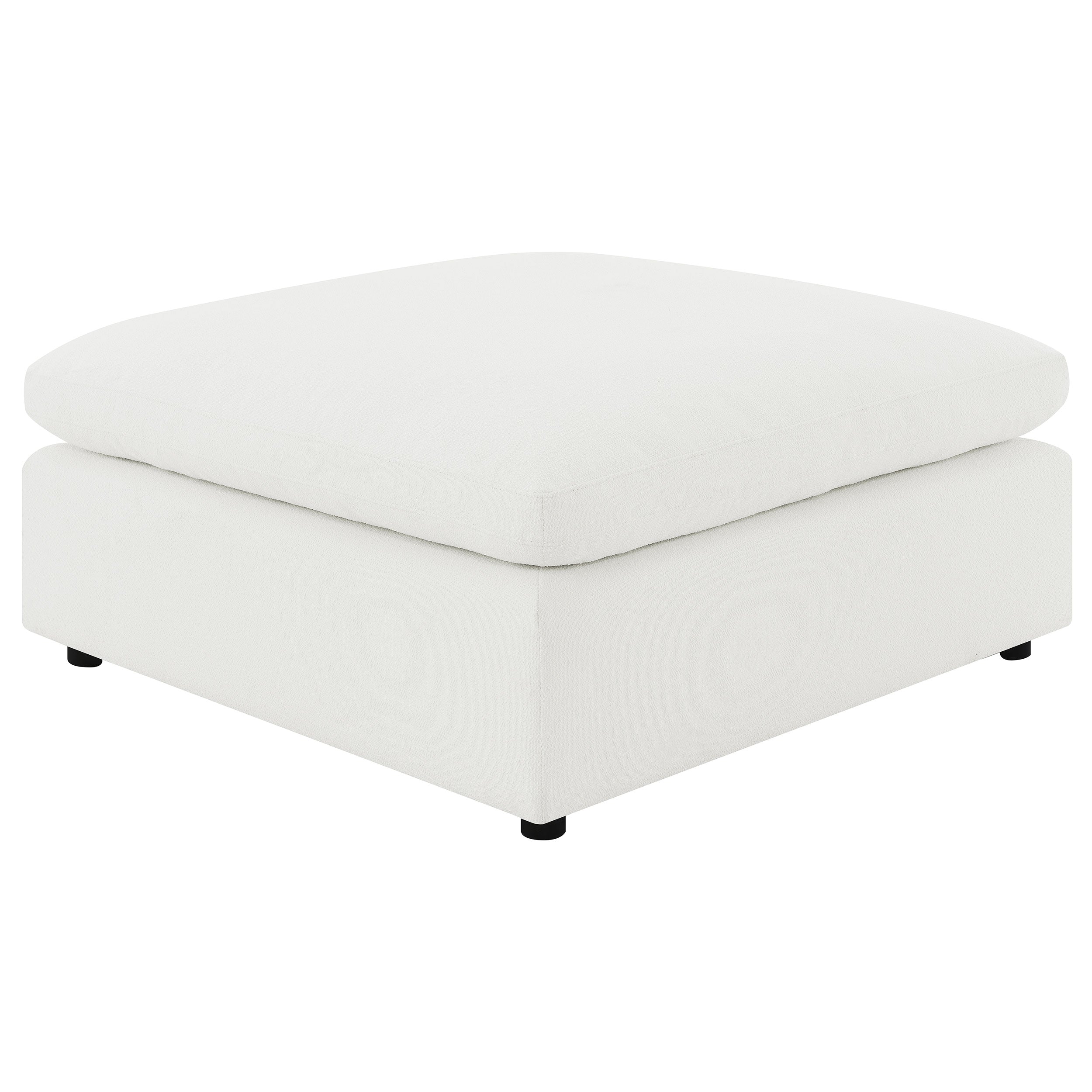 Raleigh Boucle Upholstered Ottoman