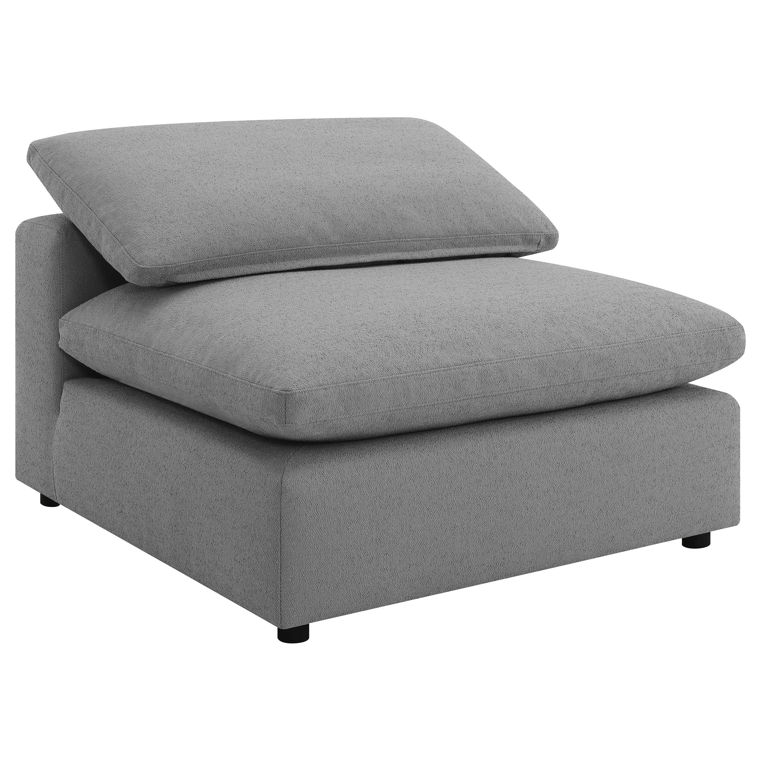 Raleigh Boucle Upholstered Armless Chair