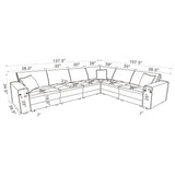 Atlantic Upholstered Modular Sectional Sofa