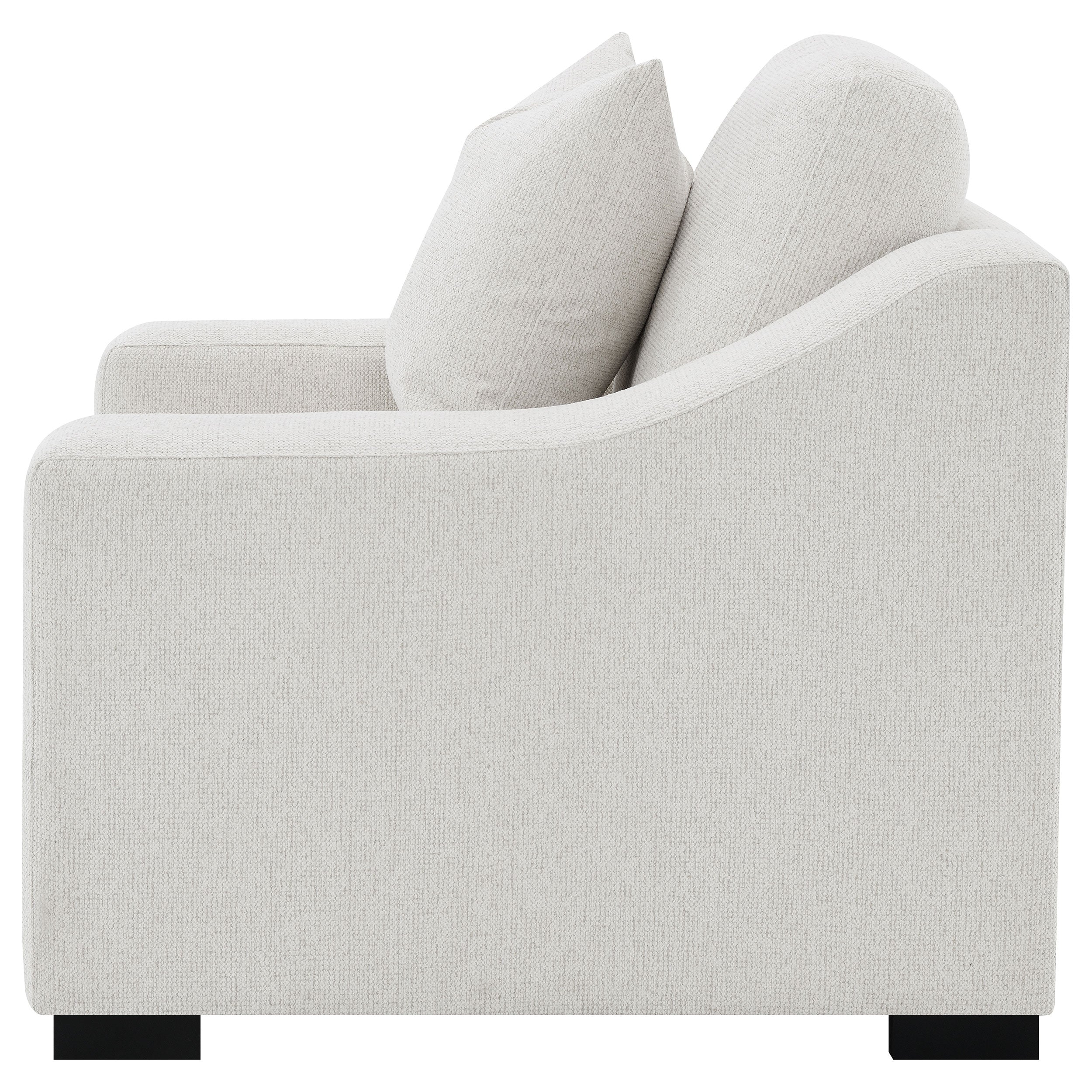 Ashlyn Upholstered Sloped Arm Accent Chair