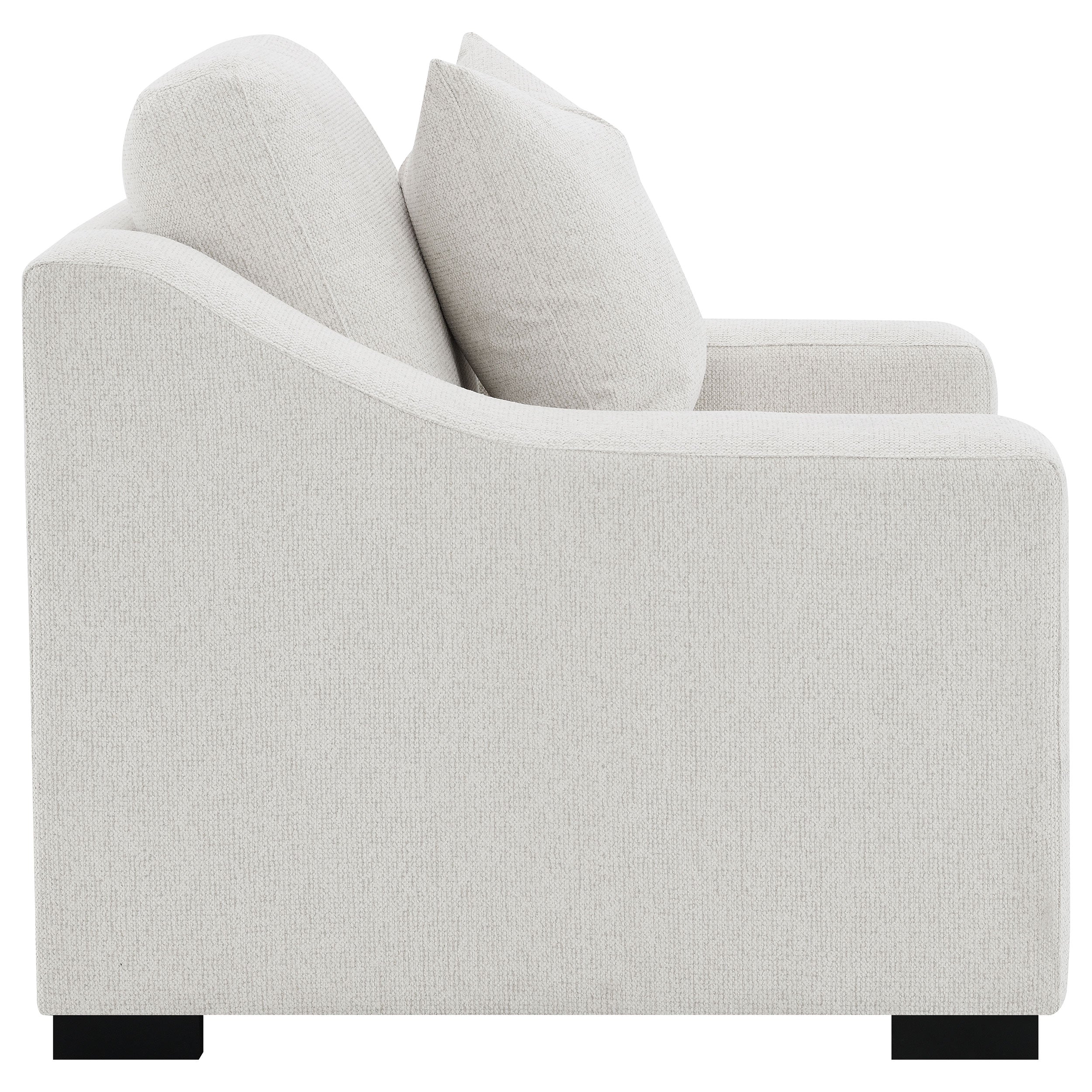 Ashlyn Upholstered Sloped Arm Accent Chair