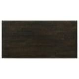 Rachelle 3-piece Rectangular Coffee Table Set Deep Merlot