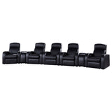 Cyrus Upholstered Home Theater Storage Wedge Console