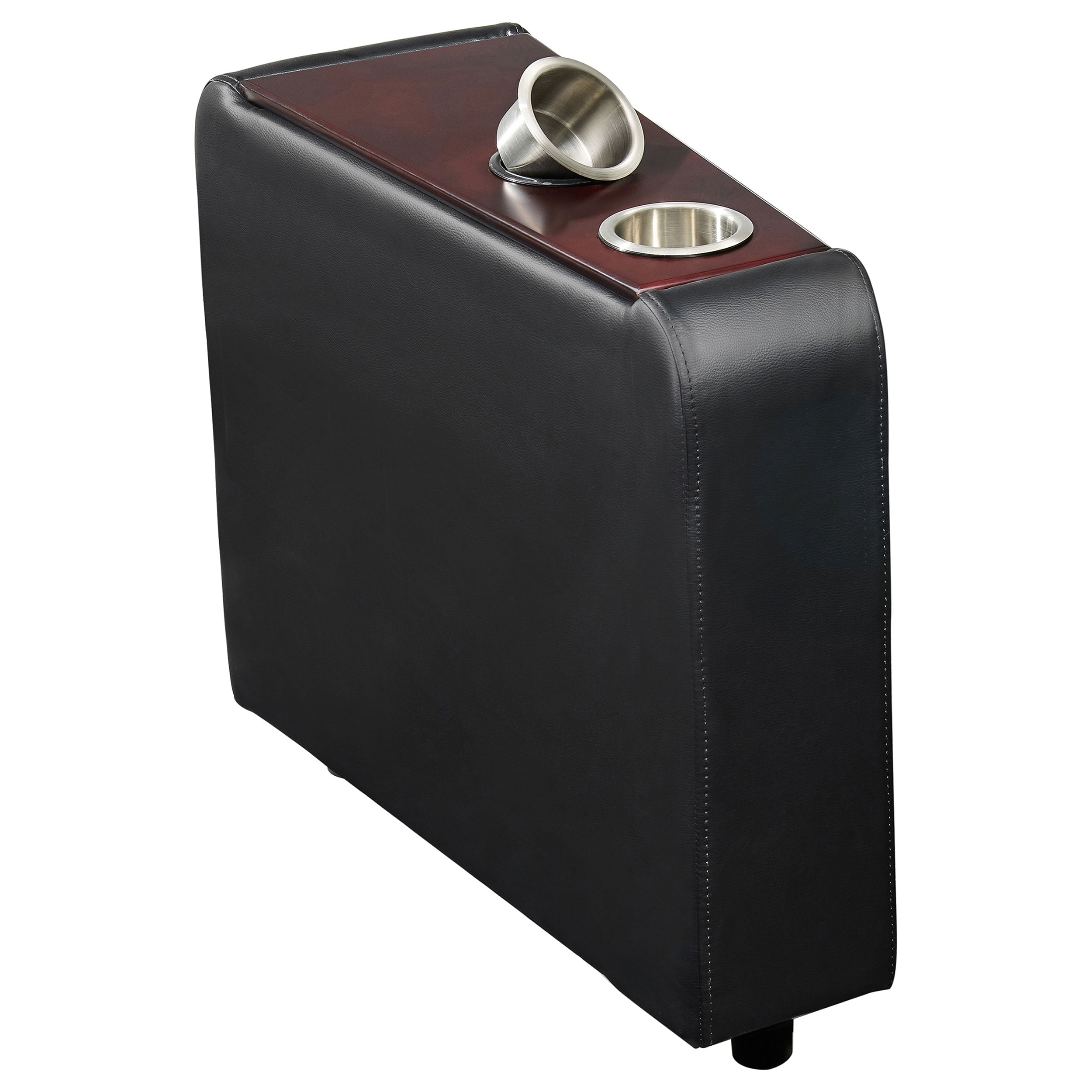 Toohey Upholstered Home Theater Storage Wedge Console