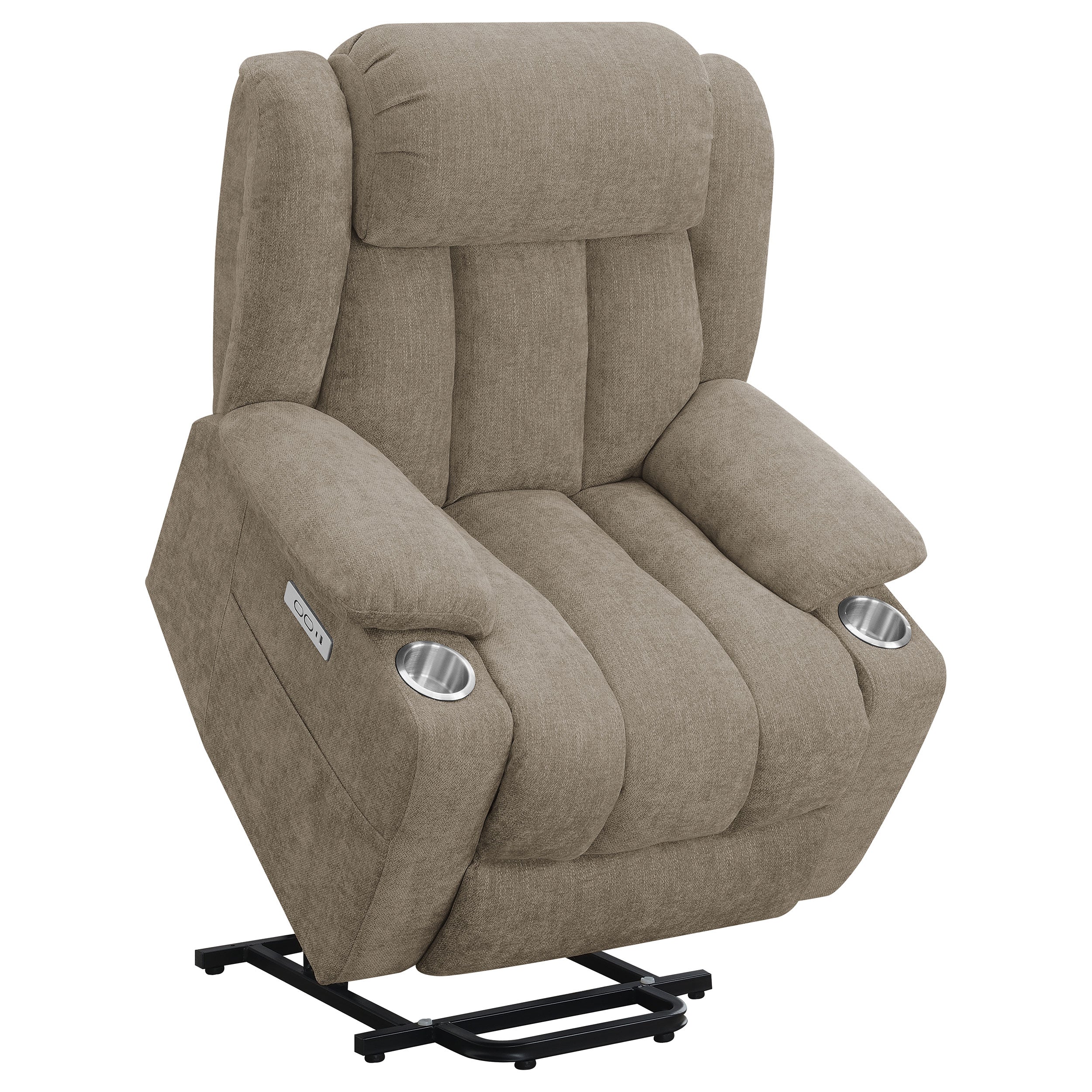 Houston Upholstered Power Lift Recliner Chair