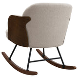 Paige Boucle Upholstered Mid Back Roc Chair