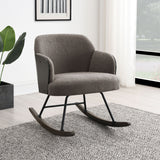 Paige Boucle Upholstered Mid Back Roc Chair