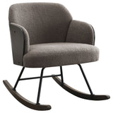 Paige Boucle Upholstered Mid Back Roc Chair