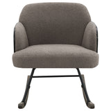 Paige Boucle Upholstered Mid Back Roc Chair