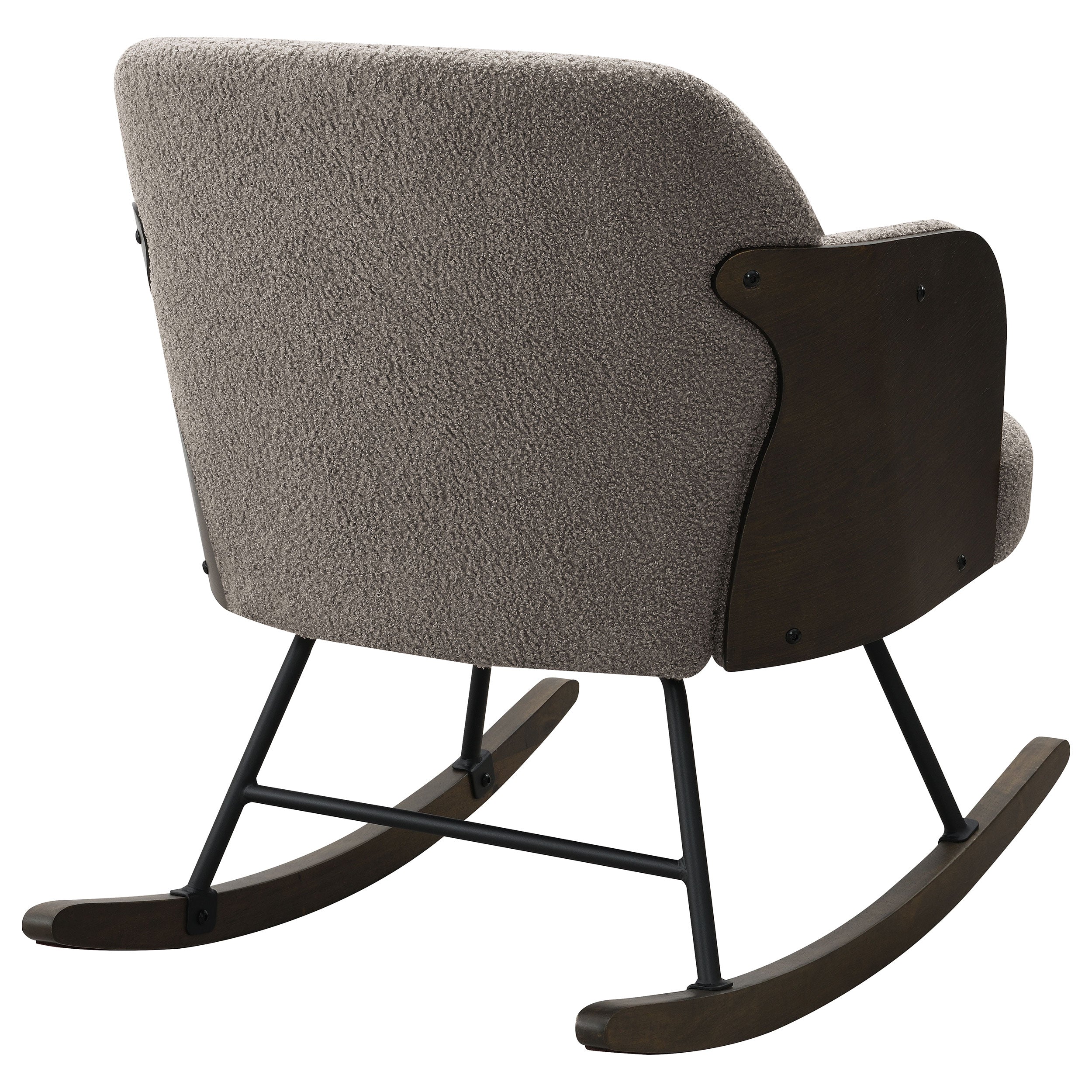 Paige Boucle Upholstered Mid Back Roc Chair