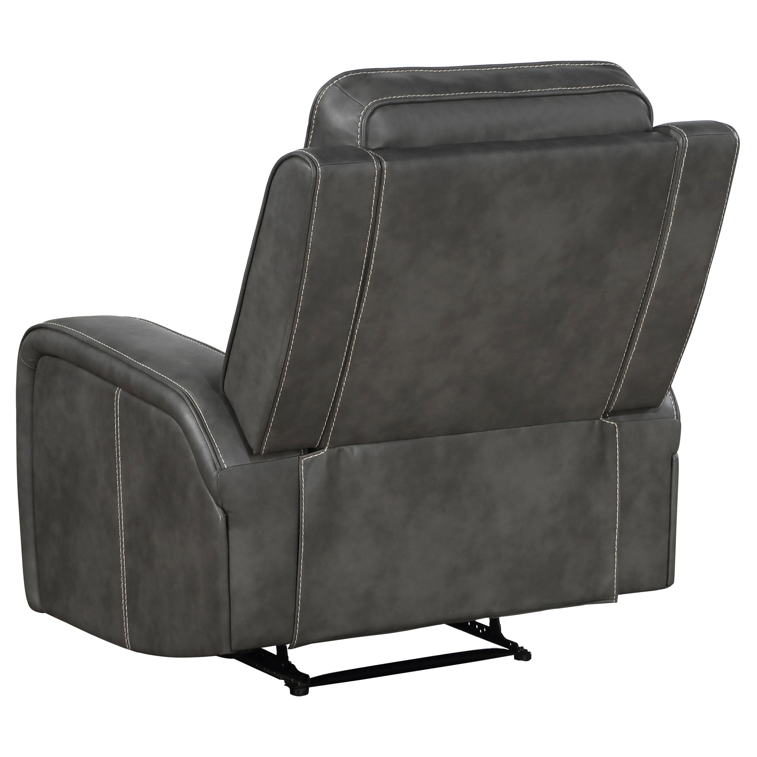 Raelynn Upholstered Reclining Sofa Set Grey