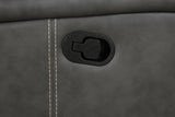 Raelynn Upholstered Track Arm Motion Sofa Grey