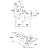 Grant Upholstered Power Recliner Chair