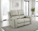 Brickston Triple Power Reclining Loveseat