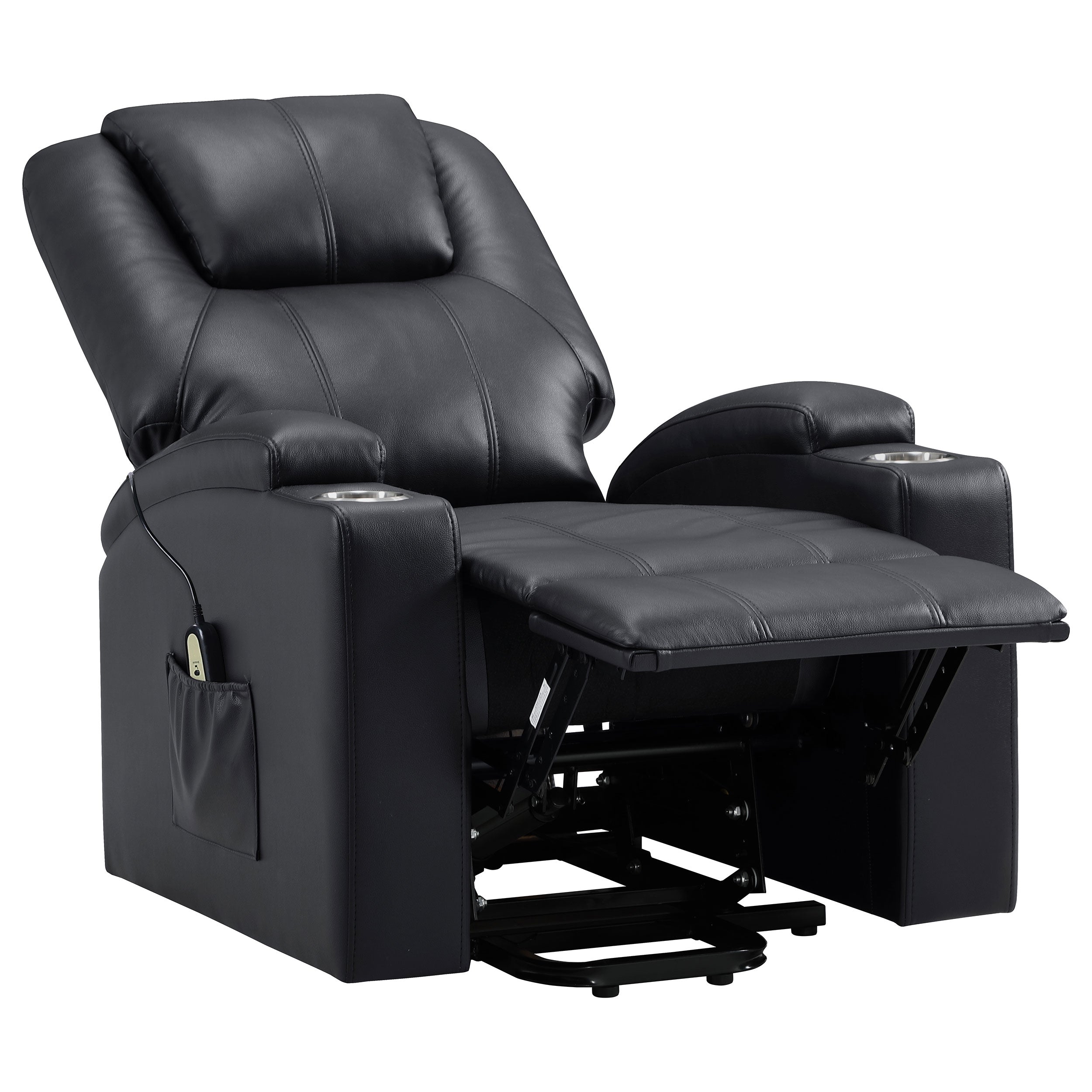 Armstrong Upholstered Power Lift Massage Recliner