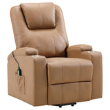Armstrong Upholstered Power Lift Massage Recliner