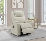 Armstrong Upholstered Power Lift Massage Recliner