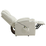 Armstrong Upholstered Power Lift Massage Recliner