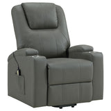 Armstrong Upholstered Power Lift Massage Recliner