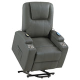 Armstrong Upholstered Power Lift Massage Recliner