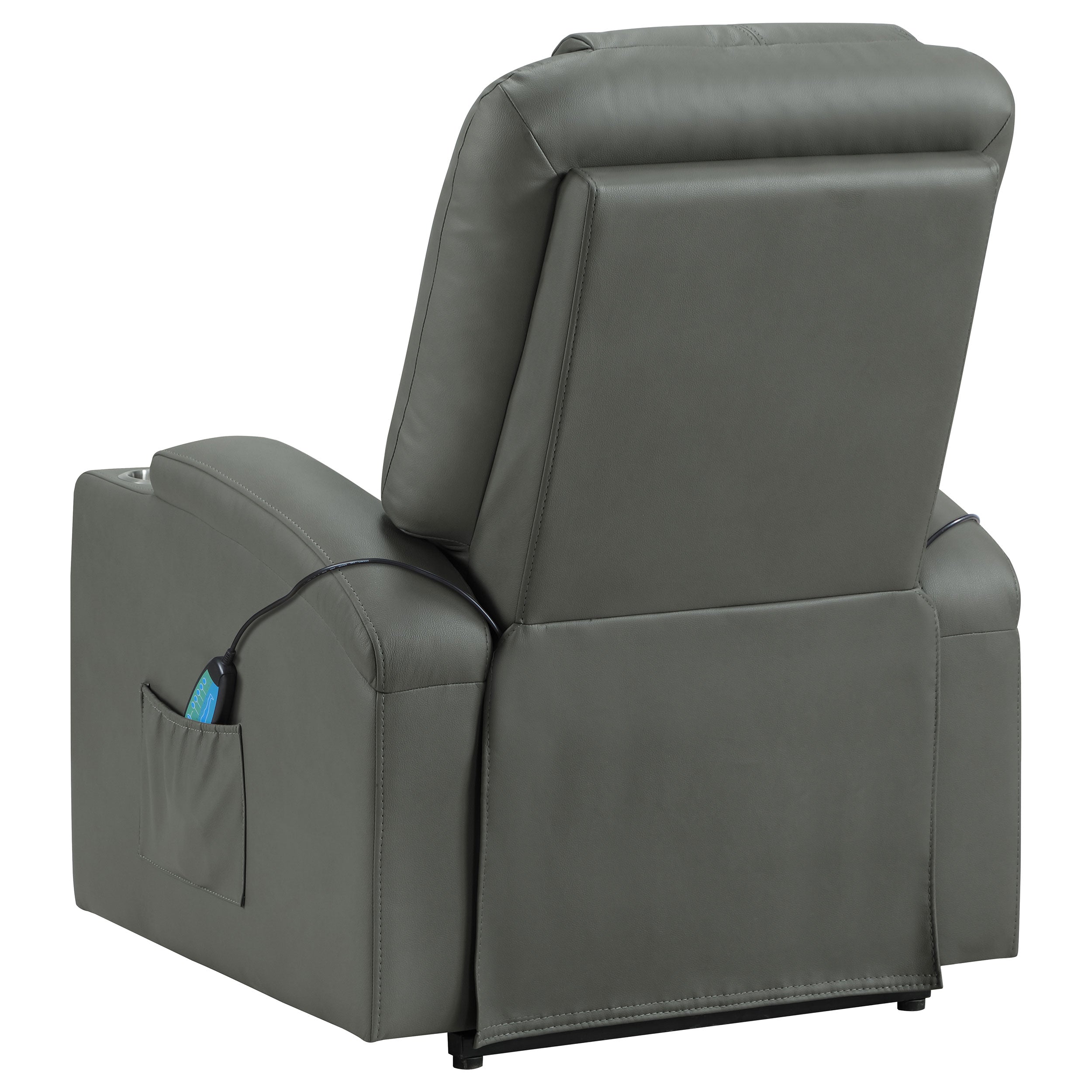 Armstrong Upholstered Power Lift Massage Recliner